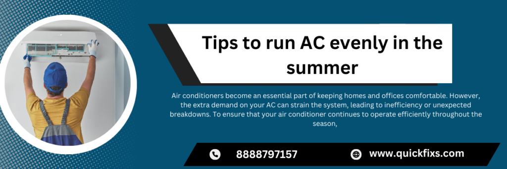 Tips to run ac